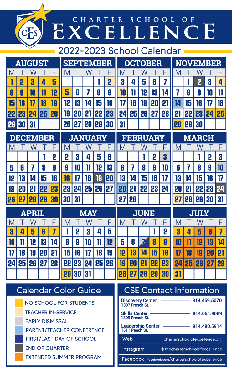 Csi Spring 2022 Calendar